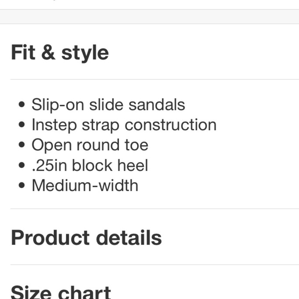 Women's Nina Slide Sandals - A New Day™
Blue Denim new - Picture 5 of 7